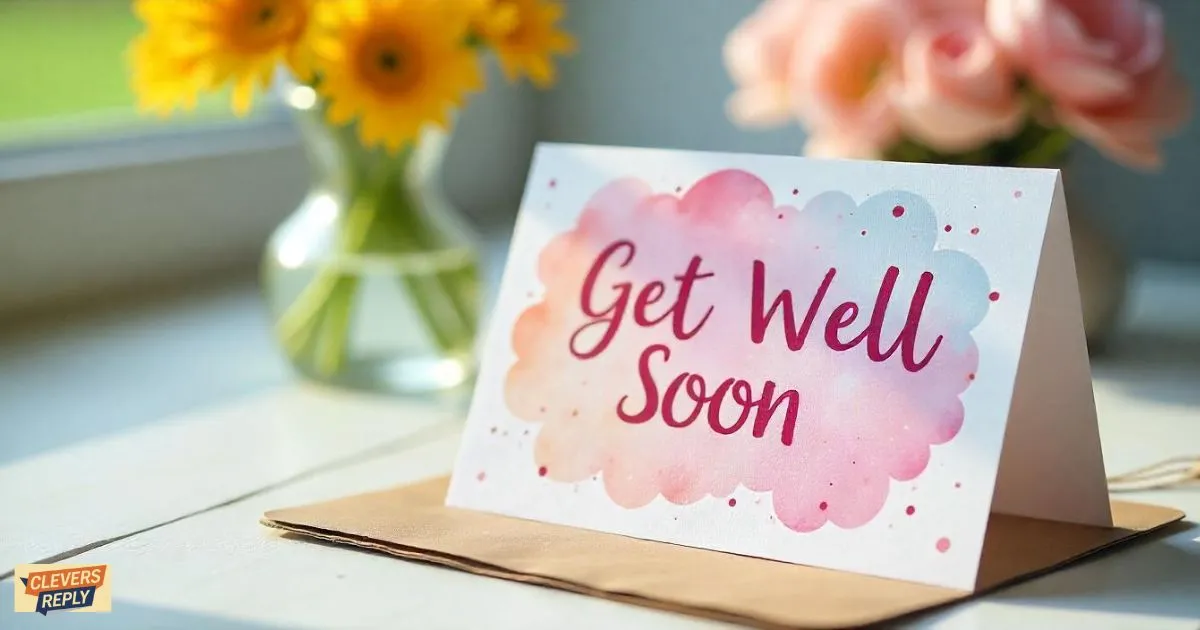 "Get Well Soon" Messages