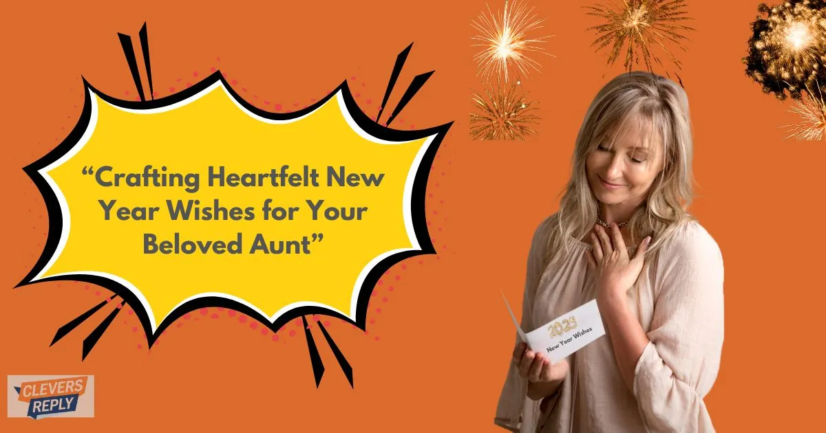 New Year Wishes for Your Beloved Aunt