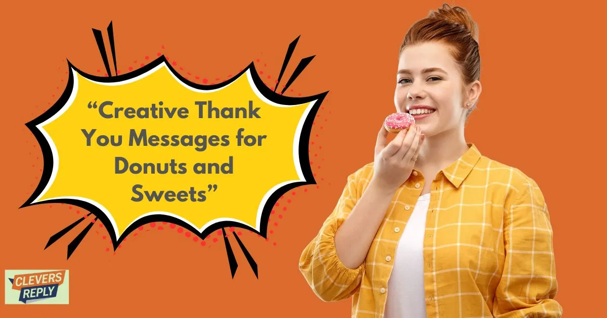 Thank You Messages for Donuts and Sweets