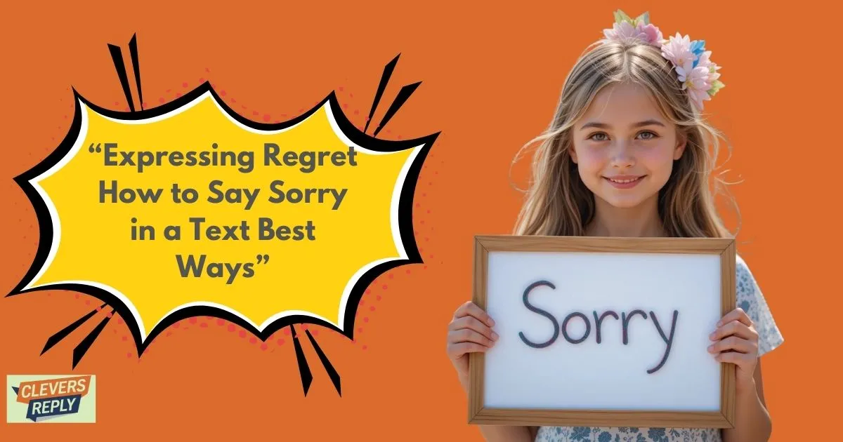 How to Say Sorry in a Text Best Ways